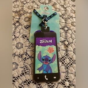 💥Stitch Lanyard ID Card Badge Holder💥 NWT